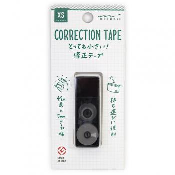 Midori XS Correction Tape (Black)