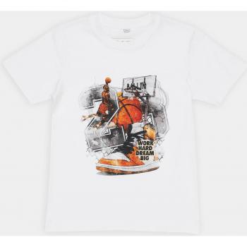 Mister Tee Kinder Vintage Ballin T-Shirt Weiß