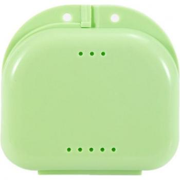 Estuche para dentaduras postizas con compartimentos