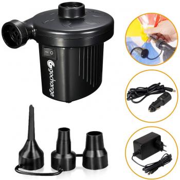 Luftpumpen LIUMY 12V DC / AC 220V – Deflate & Inflate – 2 Stecker