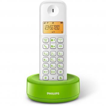Teléfono inalámbrico Philips D1301WN con 10hrs de conversación