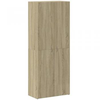 Armario archivador madera ingeniería roble Sonoma 60x32x153 cm