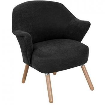 Winzer Loco Velvet Sessel – Dunkelschwarz