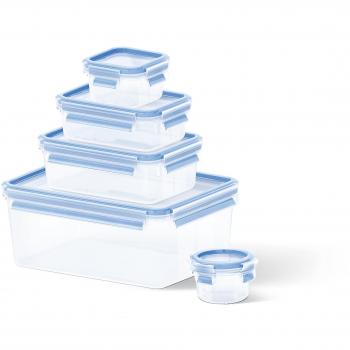 Emsa Clip & Close Set de Recipientes 0,15 L a 3,7 L