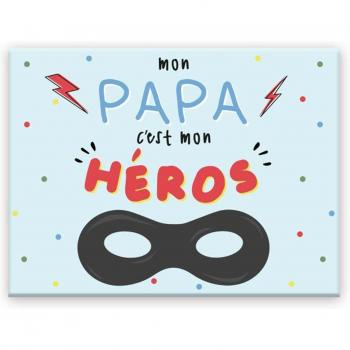 Magnet 'Mon Papa' Héros en Céramique