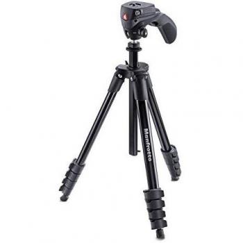 Manfrotto MKCOMPACTACN-BK Treppiede Multi‑Porta USB‑C con HDMI 4K