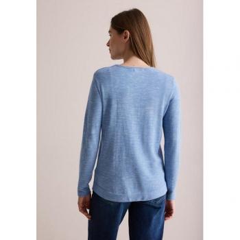 T-shirt bleu à motifs pour femme Cecil S