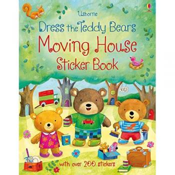 Dress the teddy bears moving house sticker book