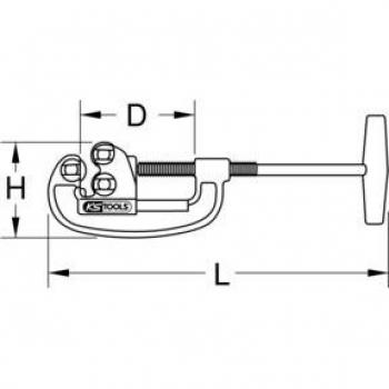 TS-110.1000i Coupe-tube KS Tools