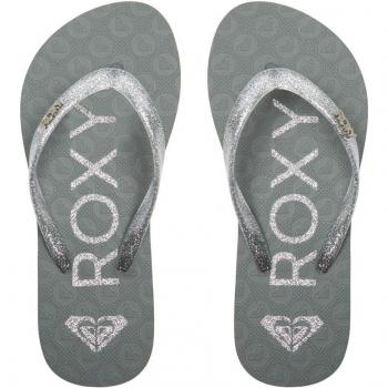 Chanclas Roxy Viva Sparkle Gris Infantil 37