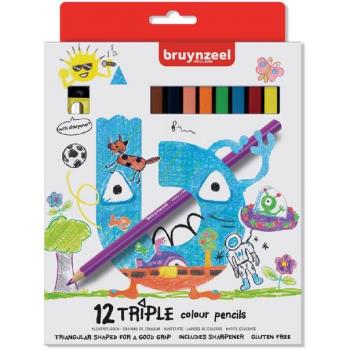 Crayons de couleur pour enfants Bruynzeel
