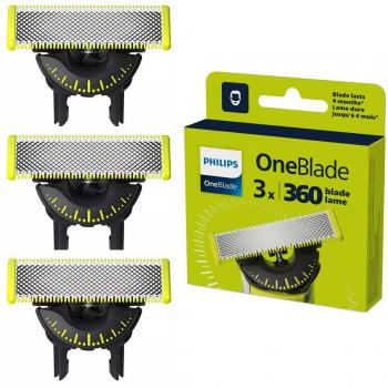 Philips Replaceable blade (3 pcs) QP430/50 OneBlade Black/Green