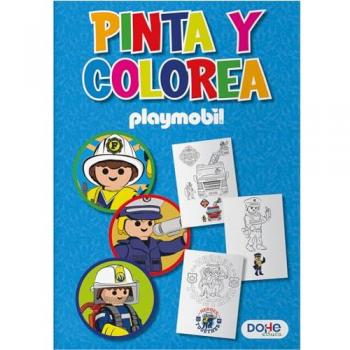 Libro de Colorear Infantil Playmobil Police