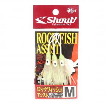 Shout 306‑RG Squid Skirt Glow Hook