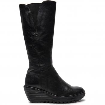Fly London Yust Mousse Women’s Calf‑Length Wedge Boots