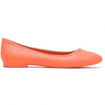 Orange Glow Ballet Pumps – Hush Puppies Brite Pops