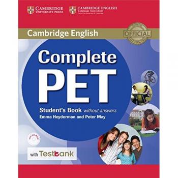 Complete PET. Student's book without answers. Per le Scuole superiori. Con e-book. Con espansione online. Con CD-ROM: 1