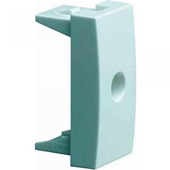 Sortie de câbles Hager Systo 1 module blanc