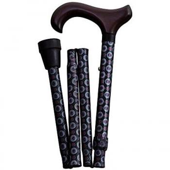 Canne pliable en aluminium avec poignée Derby