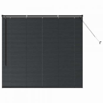 Store de Fenêtre Aluminium Noir VidaXL