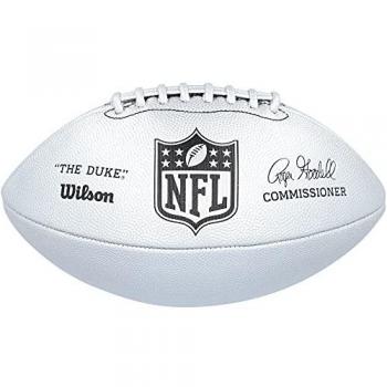 Wilson NFL Duke Metallic Edition Ball – Silver (WTF1827XB)