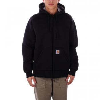 Giacca con cappuccio Carhartt WIP Car-Lux Nera Uomo Taglia L