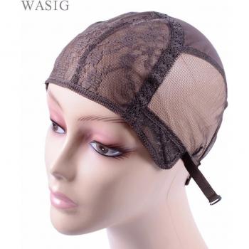 Bonnet de Perruque Brun Foncé avec Sangle Réglable
