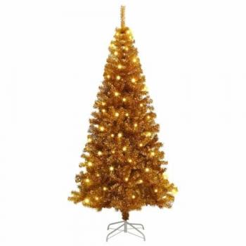 Premium Gold 180‑cm PET LED Tree – 300 Lights – vidaXL