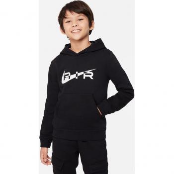 Sudadera Nike Air Fleece negra para niños