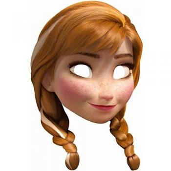 Eiskönigin Anna Masken-Set – Disney Lizenz (bunt)