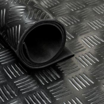 Tapis Checker en caoutchouc larmé 3 mm – largeur 70,5 cm (Livraison par mètre)