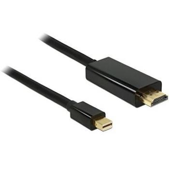 Delock Delock mini DisplayPort 1.1 Stecker > HDMI-A Stecker 2 m schwa