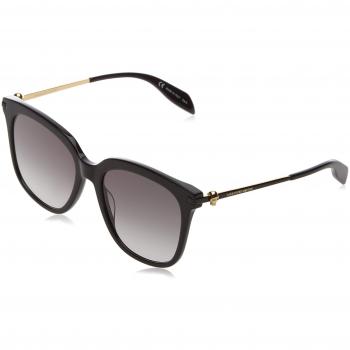 Alexander McQueen AM0107S 001 55, Gafas de sol para Mujer, Negro