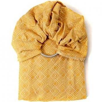 Sling Nomade en coton bio Ocre
