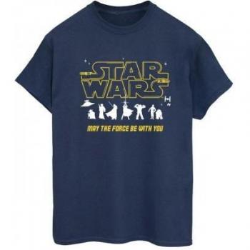 Star Wars Ladies Silhouettes Force Boyfriend T-Shirt