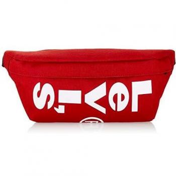 Sacoche rouge homme Levi's en tissu UNI