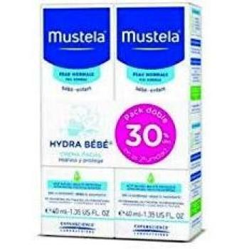 Mustela Hydra Bebe Gesichtspflege 2x40 ml Duo