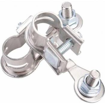 Clip Termina Batería Automotriz con Conector de Latón