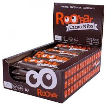 Barre Énergétique Roo'bar Cacao Amande Bio 30 g