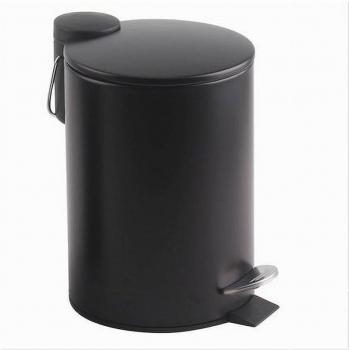 Pattumiera 5 Lt in Acciaio Inox Nero