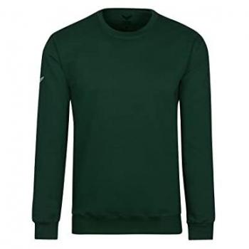 TRIGEMA Herren‑Sweatshirt: „Biobaumwoll Basic“, Größe M, Farbton Tannengrün