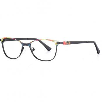 Gafas de sol con lentes transparentes y montura de metal