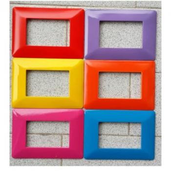 Placchette Bticino Matix, materiale ABS, color antracite, 6 fori, compatibili 3‑4‑6 moduli