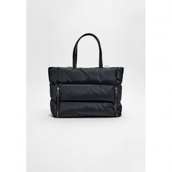 Tessuto Shopper nero Stradivarius OS