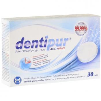 Dentipur 30 St. Schnellreinigungstabletten