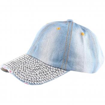 Gorro Snapback Retro Jean con Brillantes YJ