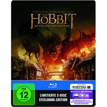 Le Hobbit : L'Assaut des Cinquante Héros – Steelbook exclusif Amazon.de