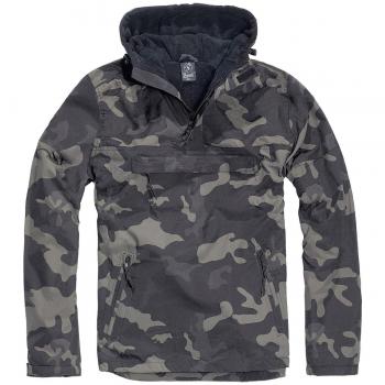 Brandit Darkcamo Fleece Pull Over Windbreaker XL
