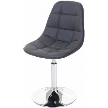 Sedia Moderna HHG 856 EcoPelle Grigio Scuro