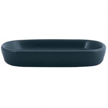 Porte-savon céramique MSV couleur bleu pétrole
